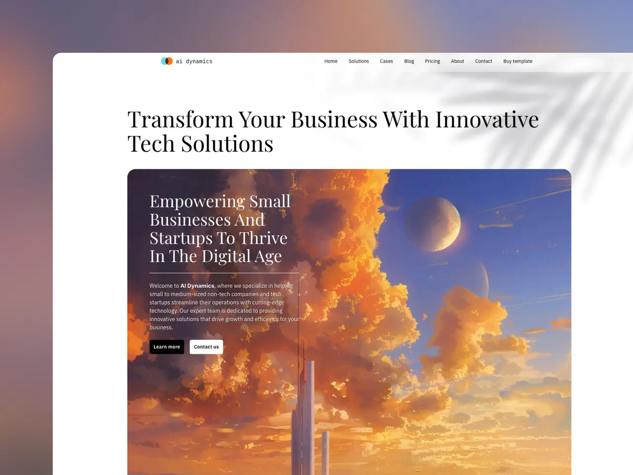 Dynamiq, the Framer Marketplace thumbnail