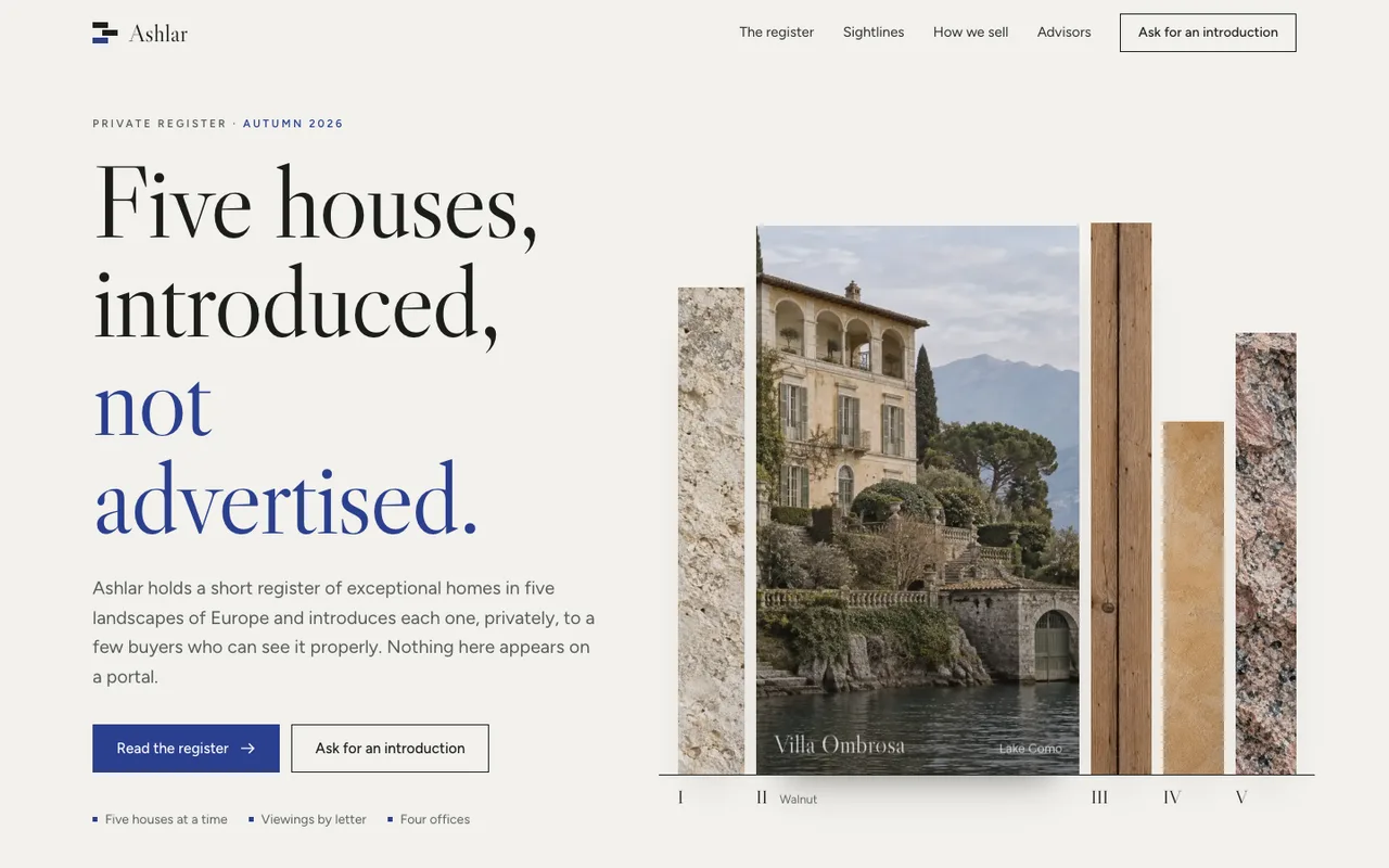 Ashlar template — desktop screenshot 1