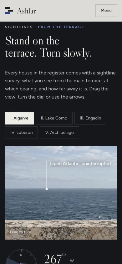 Ashlar template — mobile screenshot 2