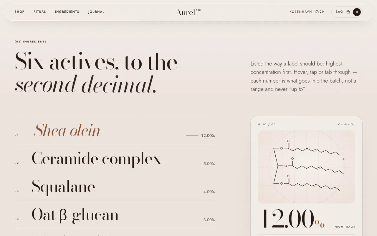 Aurel template — desktop screenshot 2