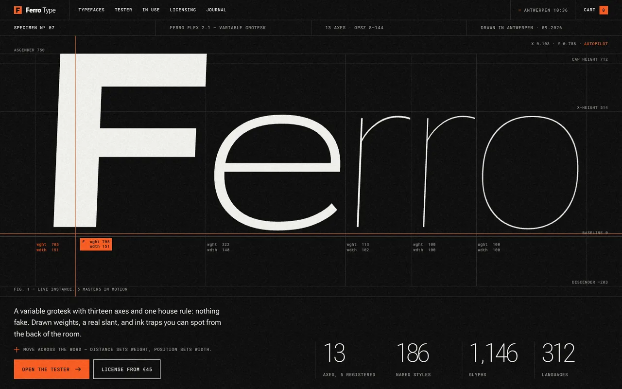 Ferro Type template — cover