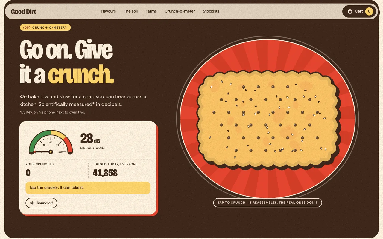 Good Dirt template — desktop screenshot 4