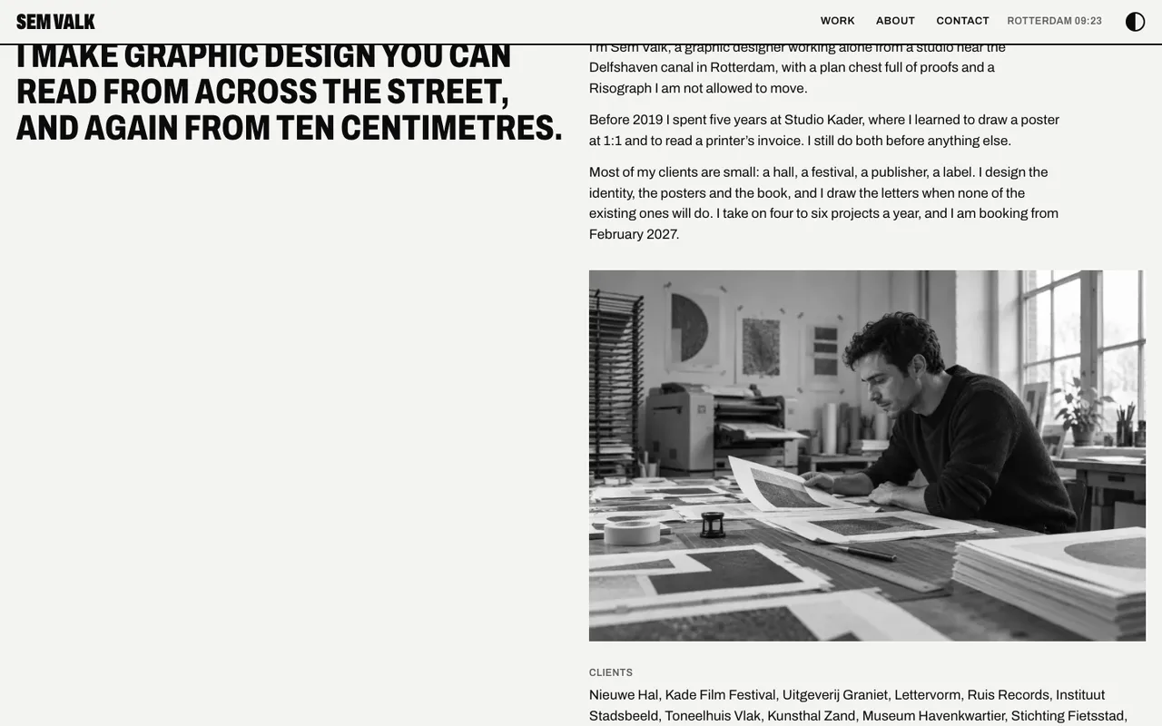 Plakat template — desktop screenshot 3