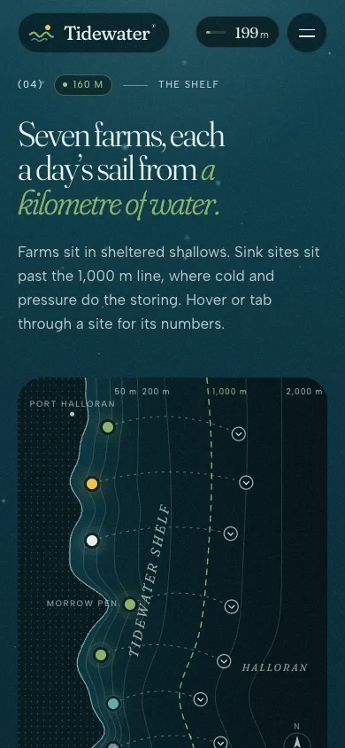 Tidewater template — mobile screenshot 2