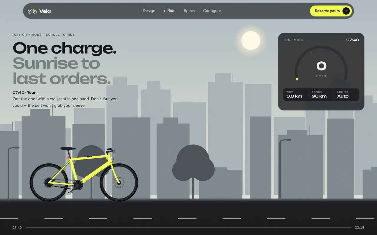 Vela template — desktop screenshot 3
