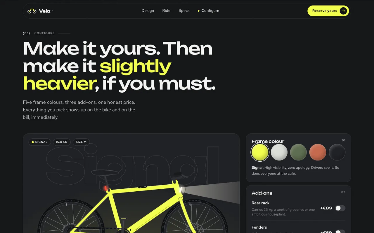 Vela template — desktop screenshot 4